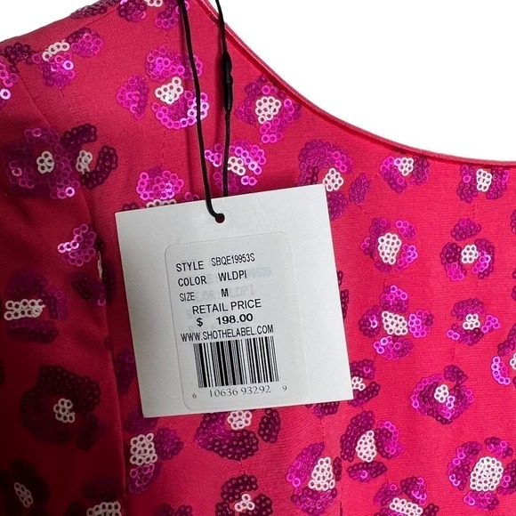 New Women’s SHO By Tadashi Shoji Short Dress Size M - Picture 3 of 10